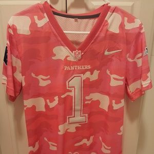Pink Cam Newton Jersey